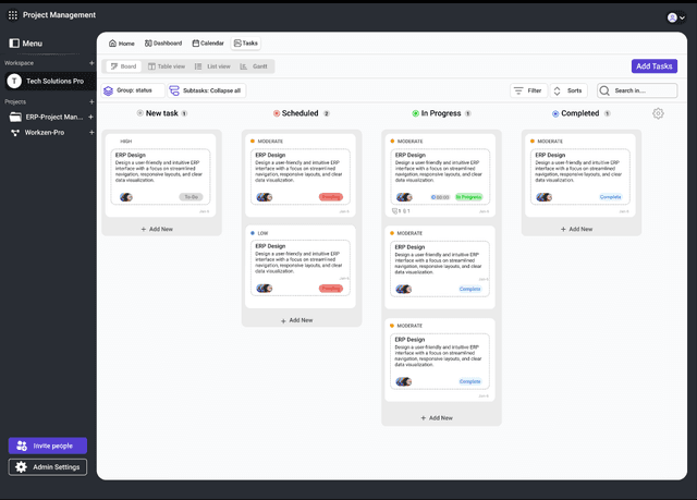 Task Management Interface